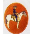 Western Rider Cloisonne Western Belt Buckle